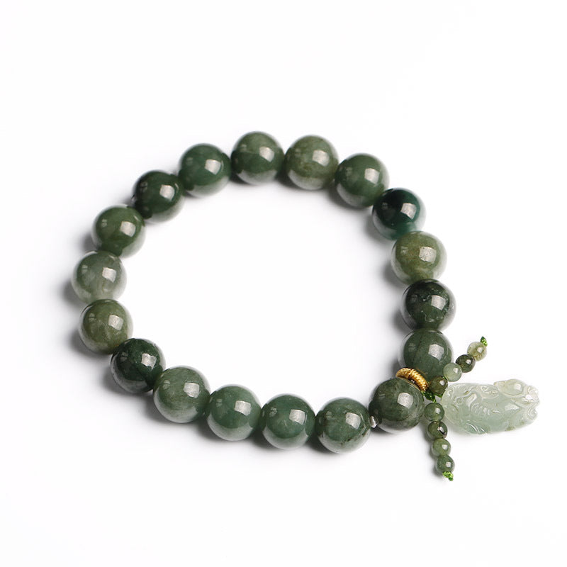 Green jade bracelet