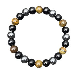 Triple Protection Bracelet - Tiger’s Eye, Obsidian, Hematite